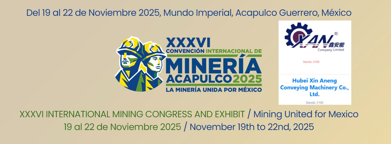 Nous vous invitons à nous rendre visite au XXXVI CONGRÈS MINIER INTERNATIONAL ET EXPOSITION du 19 au 22 novembre (Acapulco, Guerrero, Mexique